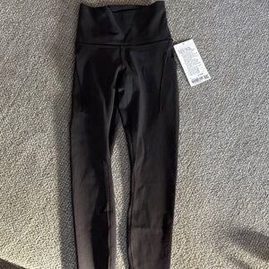 Lululemon Wunder Train HR Tight 25” with Pockets Leggings - Black